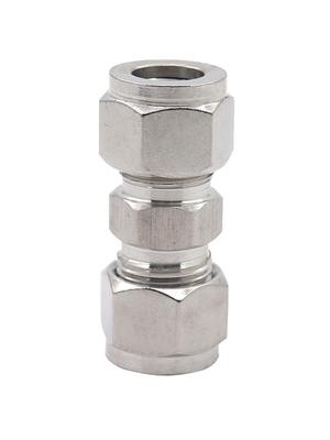 8mm nerezová ocel 304/316 odmaštěný oboustranný lisovací konektor