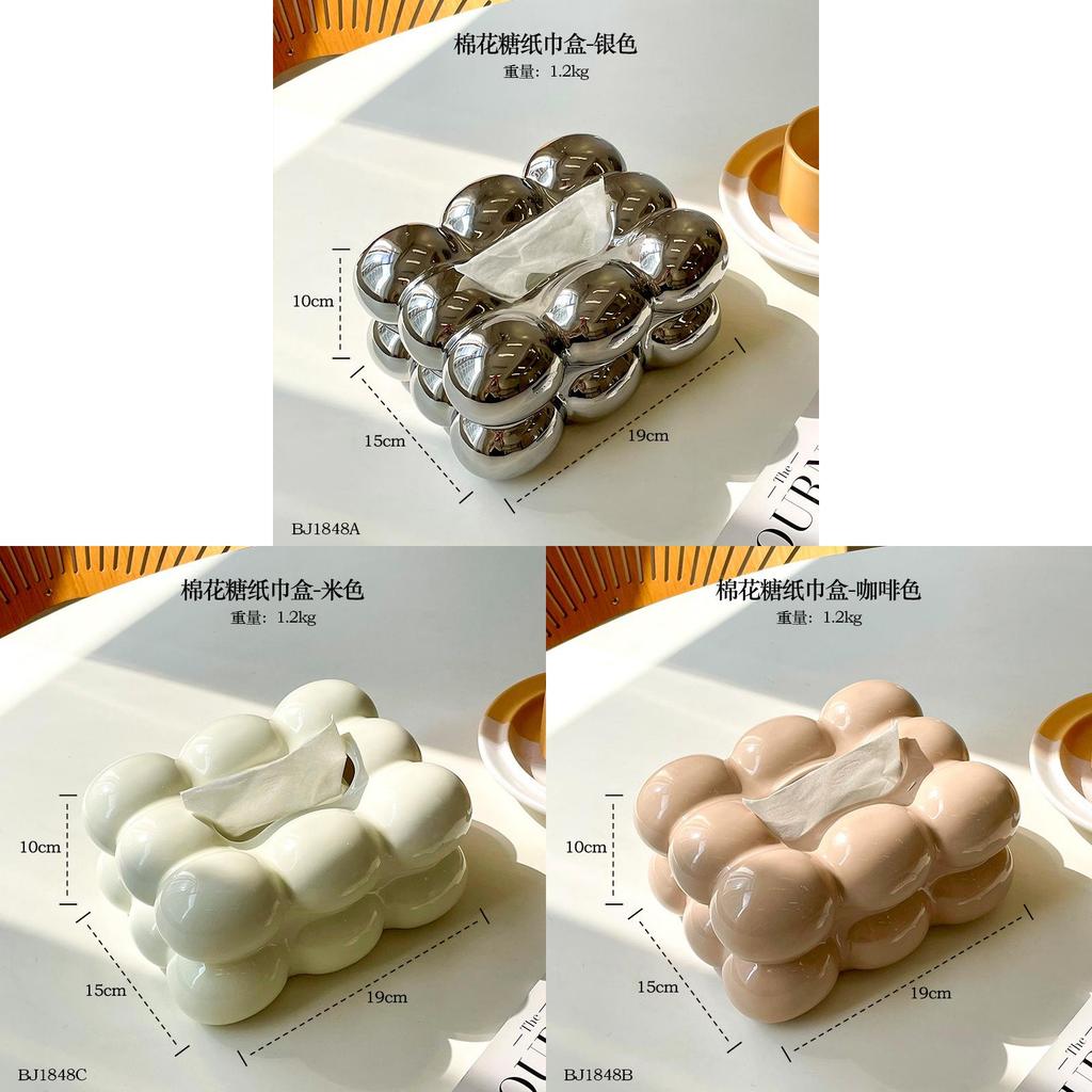 Creative Ceramic Tissue Box For Home Decor With Waterproof Function For Living Room And Bedroom Use