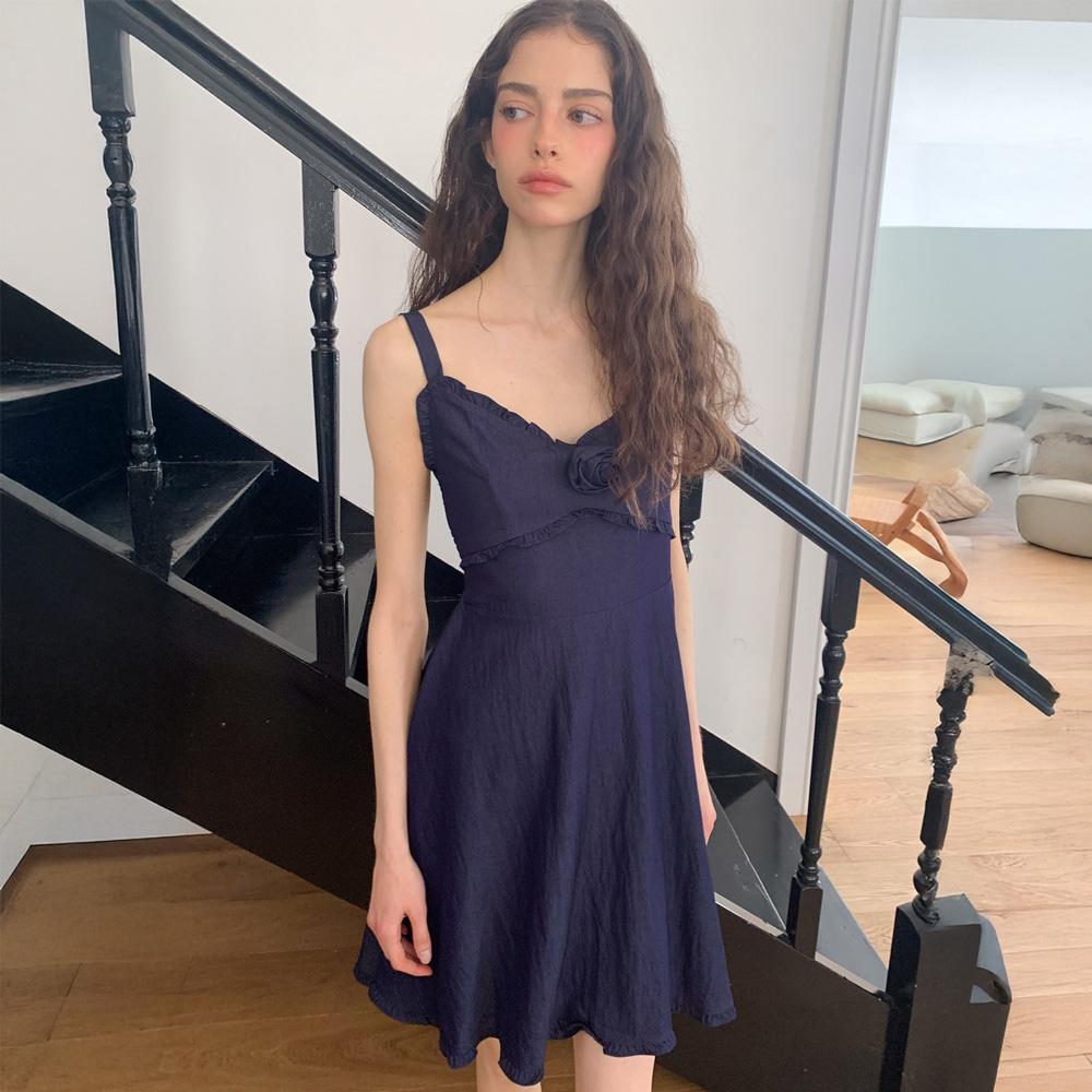 Lilisu April Dress / Indigo Navy