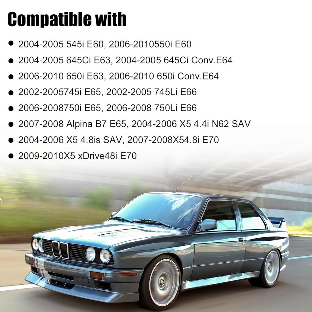 11141439975 Collapsible Coolant Water Transfer Pipe Suitable for E60 E64 E65 E66 E67 745Li E53 E70 N62 N62N 11706305738