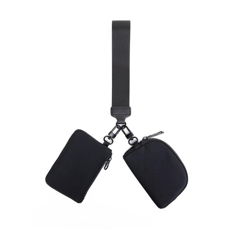 Wristlet Portable Lulu Card Case Bank Card Mini Coin Organiser