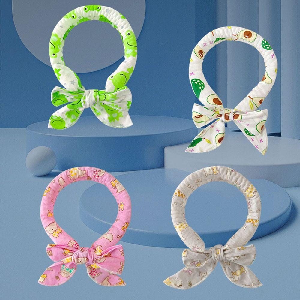 2Pcs Cute Print Pet Cooling Ice Scarf Breathable Towel Fast Cooling Pet Cool Neck Ring Adjustable Reusable Dog Cooling Collar
