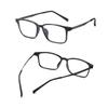 Blue Light Blocking Discoloration Glasses Men Women Ultralight TR90 Alloy Optical Frame Eyeglasses Square Computer Eyewear