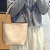 New Bucket Bag Presbyopia Retro Handbag Large Capacity Shoulder Messenger Bag Underarm Bag Women's Bag