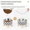Pet Bowl Spill-Proof Stainless Steel Raised Pet Bowl | Cat Water and Food Dish for Small Pets, Suitable for Dogs,Cats
