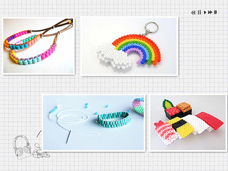 In-Stock 48-Color 5mm Perler Beads Set: Handmade Puzzle Pegboard for DIY Early Education Children's Toys