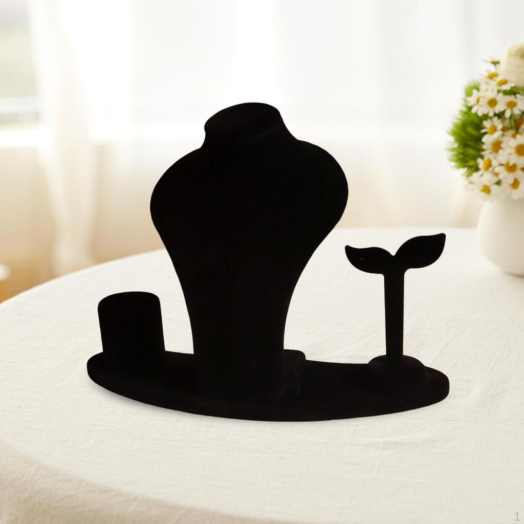 Display Necklace Mannequin, Jewelry Stand for Selling Home Decor Ring Earring Holder
