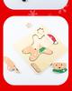 Children's Educational Wooden Christmas Puzzle: Montessori 4-in-1 Toy for Boys and Girls