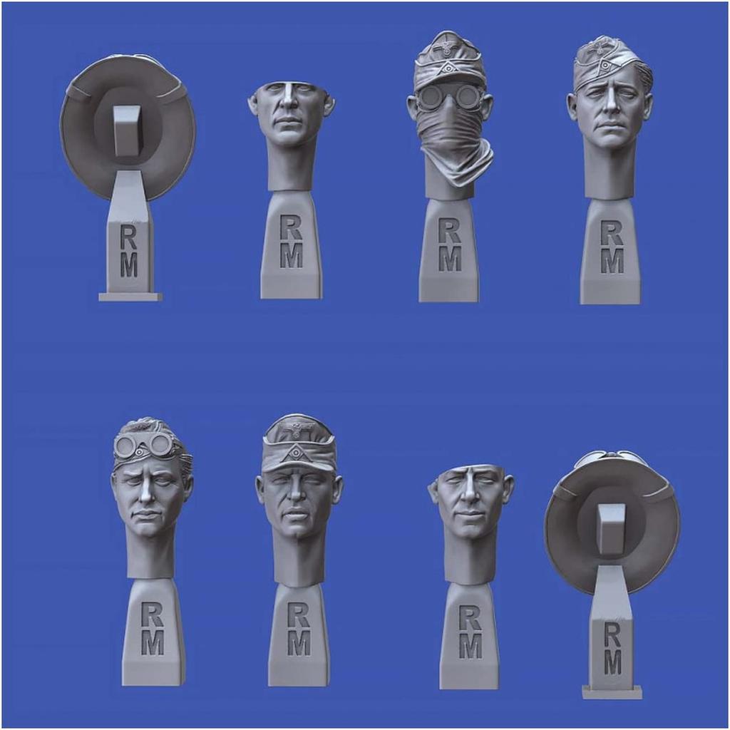 Royal Model 1/35 WWII German Africa Corps DAK Headset (6-piece Resin Kit) RM949