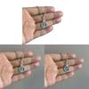 Marine Ocean Collection Alloy Necklace With Moon Pendant For Women And Teens