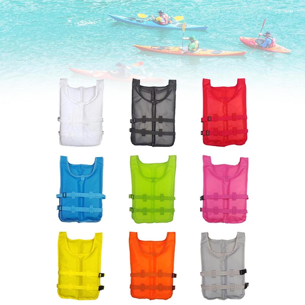 Life Jacket Breathable Adjustable Straps Buoyancy Vest Waistcoat Swim Vest for Rafting Fishing Drifting Water Sports Canoeing
