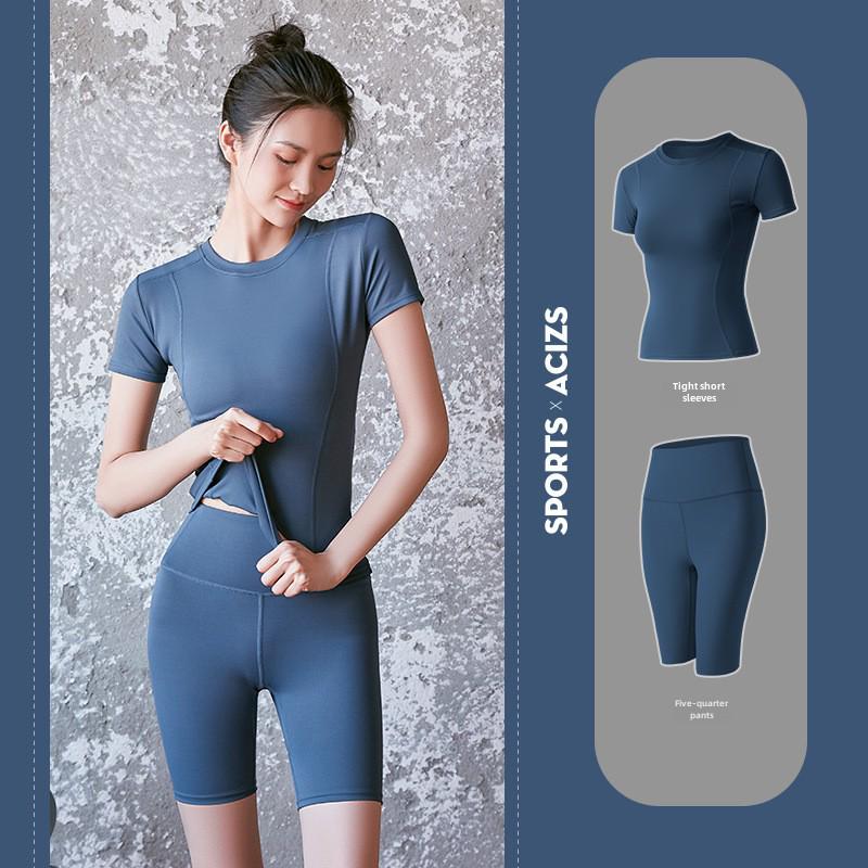 Juyitang Women's Summer Slim Fit Sexy Yoga & Running Sports Suit