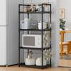 Kitchen 5-Tier Storage Rack Household Storages Organizer Bathroom Shelf Stackable Simple Storage Rack Adjustable Storages Shelf