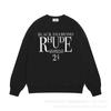 Unisex Streetwear Hoodie With Bold Letter Print Cotton Sweatshirt Loose Fit Winter Apparel