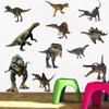 Cartoon-Jurassic-Dinosaurier-Wandaufkleber für Wohnzimmer, Kinderspielzimmer, Schlafzimmer, Dekoration, Wandkunst-Aufkleber