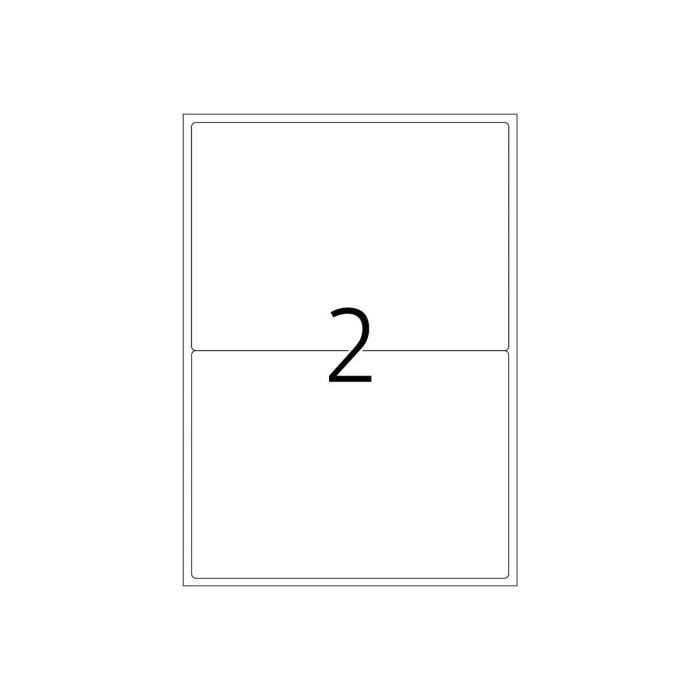 Étiquettes d'adresse - herma - 4249 - papier plastifié - 199.6 x 143.5 mm - 200 étiquettes