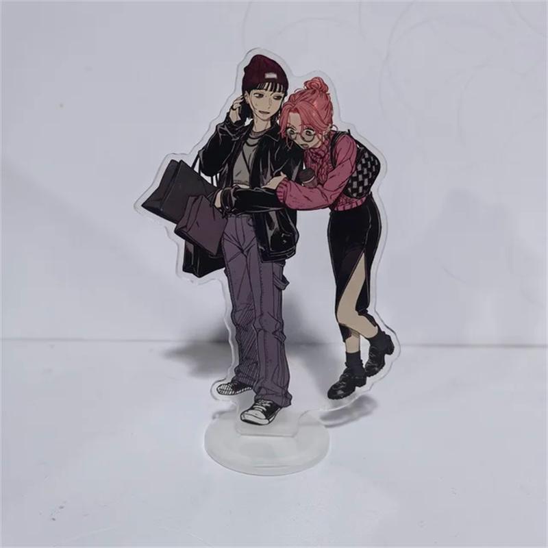Anime Il ragazzo che le interessava non era affatto un ragazzo 15cm Koga Mitsuki Oosawa Aya Joe Kanna Supporto Acrilico Regalo di Compleanno