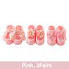 3Pairs Baby Girl Ankle Socks Lace Bow Infant Anti Slip Socks Children Home Floor Shoes Newborn Princess Pearl Low Cut Socks