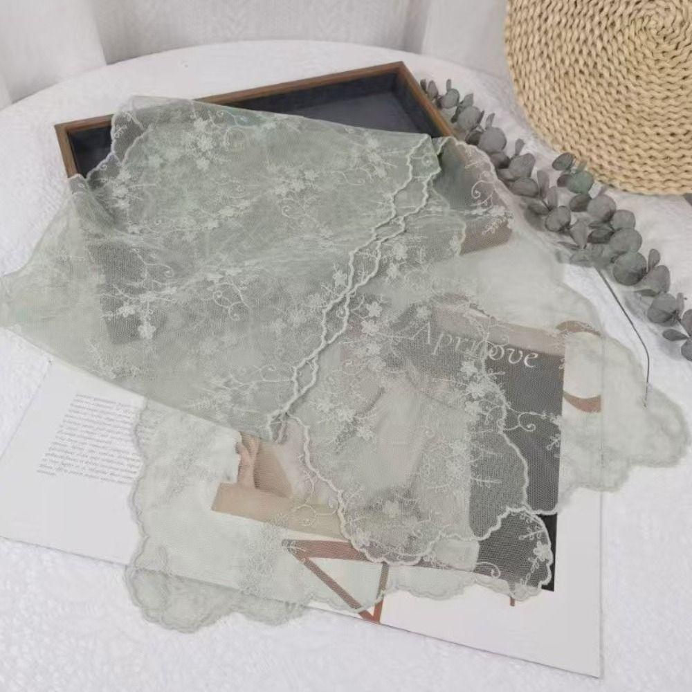 Lightweight Lace Scarf Long Shawl Headscarf Fashion Sunscreen Lace Shawl  Summer