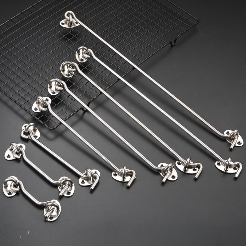 Wooden Window Windproof Stainless Steel Hook for Sliding Doors