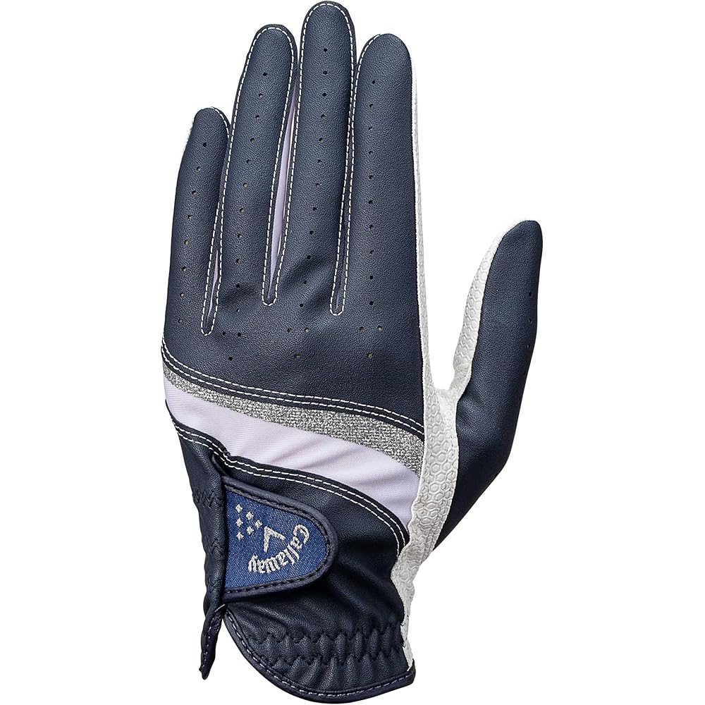 Callaway Style Dual Women's Gloves Navy 19cm for Both Hands