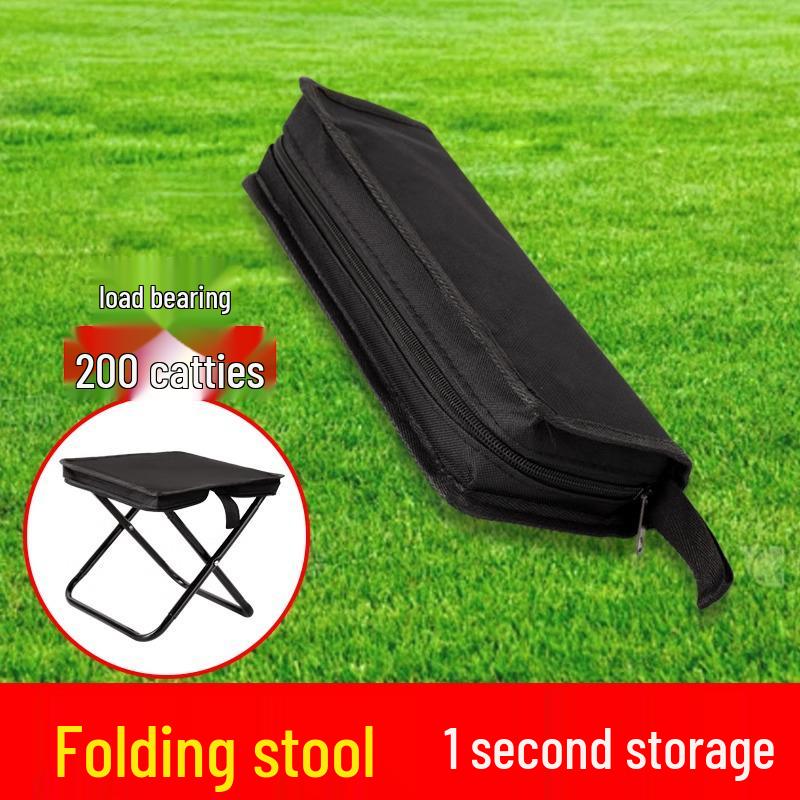 Portable Outdoor Folding Chair: Camping, Picnic, Fishing Stool & Multifunctional Small Bench