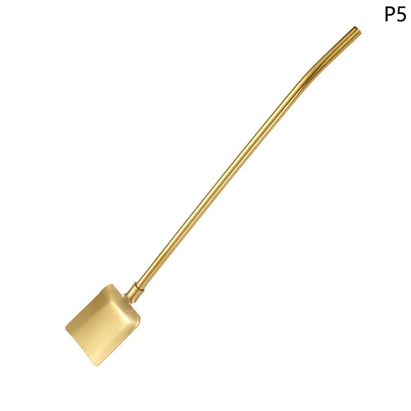 2In1Drinking Straws Spoon Creative Stainless Steel Reusable Drinking Straw