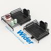 Dish Drainer Rack, Expandable Dish Drying Rack with Cutlery Holder and Swivel Drainage Spout, Dish Rack for Kitchen Counter