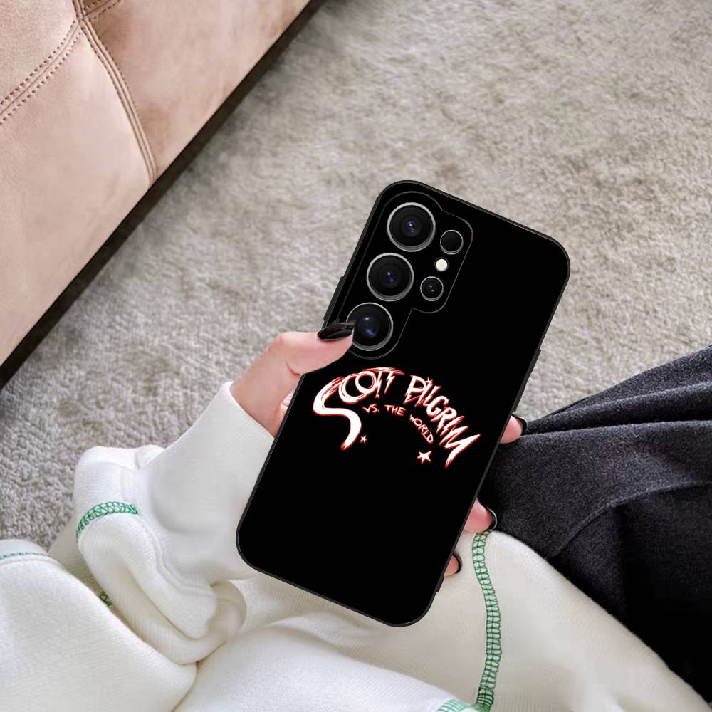 S-Scott Pilgrim Phone Case For Samsung S 24 Fe 25 Ultra Plus 20 Lite 21 30 22 23 24 22 Ultra 5G Fundas