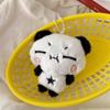 Desenho Animado Animal Coelho Panda Pelúcia Pingente Chaveiro Kawaii Argola de Chave Para Mulheres Meninas Acessórios Fofos Pingente de Mochila