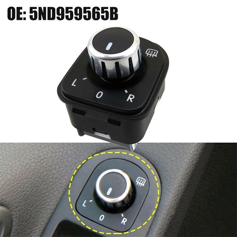 

Ручка управления переключателем зеркал 5ND959565B для VW Jetta Golf MK5 MK6 Passat B6 чёрный