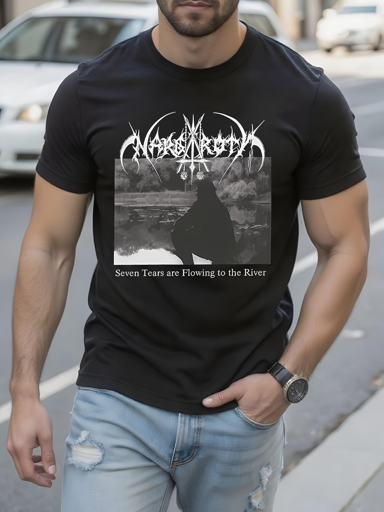 Nargaroth Heavy Metal Graphic Tshirt - Black Gothic Tee w... XXXL