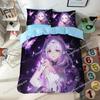Anime Cartoon Pattern Duvet Cover Set Honkai Star Rail Bedding Set Singletwin Size Dormitory Decor Bedroom Decor for Teen
