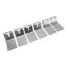 6PCS T Post Bracket 3 Inch Heavy Duty Carbon Steel Vertical Mounting T Post Corner Brace Target
