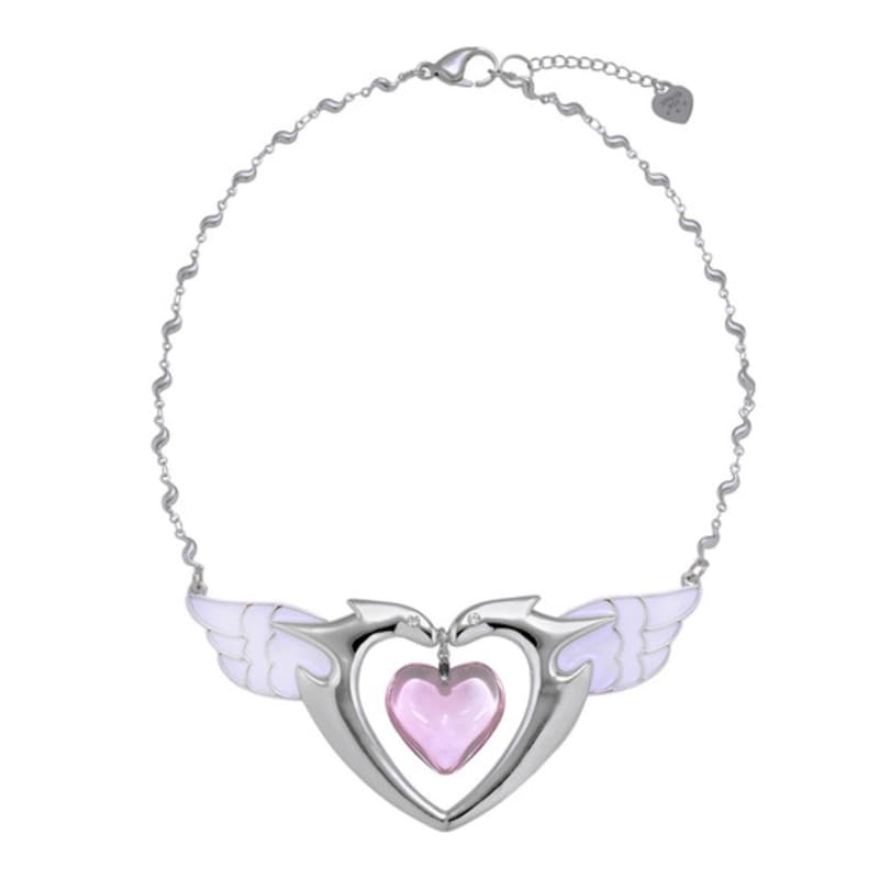 HURJABOYACC Dragon heart necklace