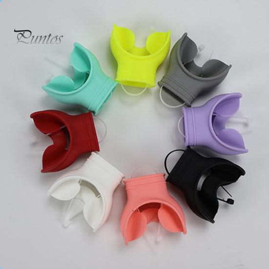 Anti-slip Diving Mouthpiece Silicone Scuba Food Grade BPA Free Snorkel Deep Snorkeling Underwater Tongue Guard Accessories Bite