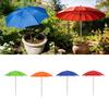 Plant Umbrella with Steel Frame Protection Weatherproof Shade Parasol for Patio Potted Flowers