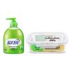 Kit Sabonete Antibacteriano para Mãos Blue Moon Aloe & Recipiente de Vidro Código Verde