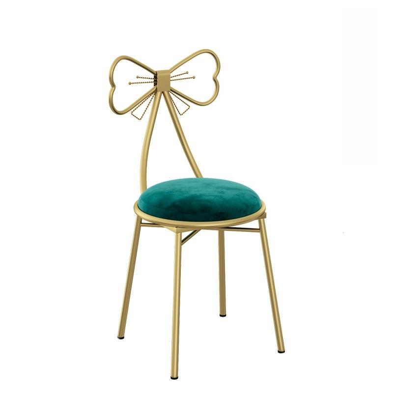 Modern Makeup Vanity Stool Bedroom Dresser Stool Butterfly Back Chair Ins Makeup Stool Butterfly Chair