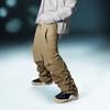 Adidas Fustl Pants 3 Solid Color Loose Casual Drawstring Knit Sports Pants Men Pants Light-Khaki IY8016