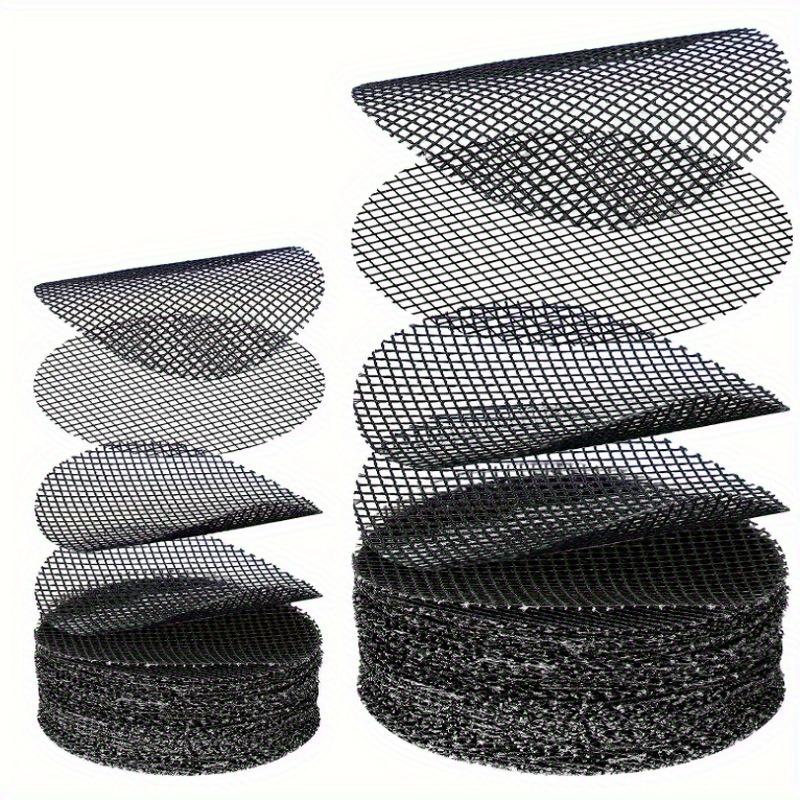 Flower pot hole mesh mat, circular drainage hole mesh to prevent soil erosion, bonsai pot bottom mesh mat, gardening supplies