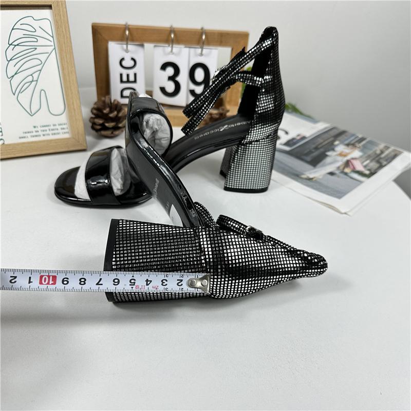 Fashion 2025 Sandals Spring Shoes Summer Heels All-Match New Girls High Fashion Scandals 2025 Sandals All-Match Female Shoe High Heels N