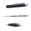 Excellent MONTBLANC Ballpoint Pen Starwalker Black Silver Precious Resin Mens Used
