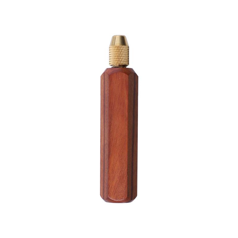 

Wood File Handle withBrassCollet Chuck–UniversalGrip for SmallFiles,Polishing Bits&NeedleRasps,Ideal forDIY Metal,Jade&ModelWork