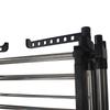 Multi-Functional Wing-Shaped Folding Clothes & Diaper Drying Rack - Mobile Stainless Steel Floor Rack