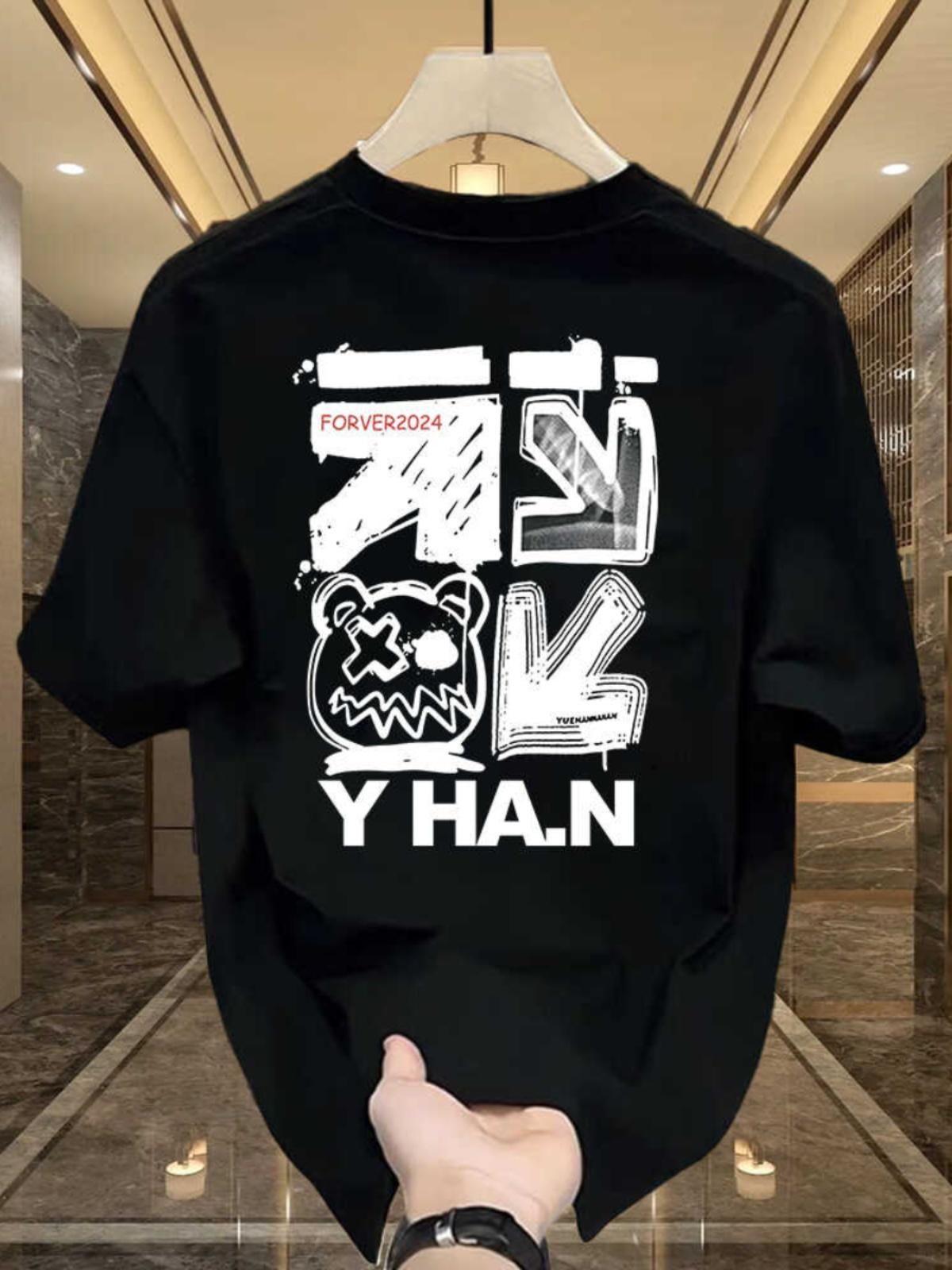 2025 American Retro Mens Fashion Hiphop Tshirt 100 Cotton Loose Comfortable Soft Cool Breathable Shortsleeved Casual Retro 4XL