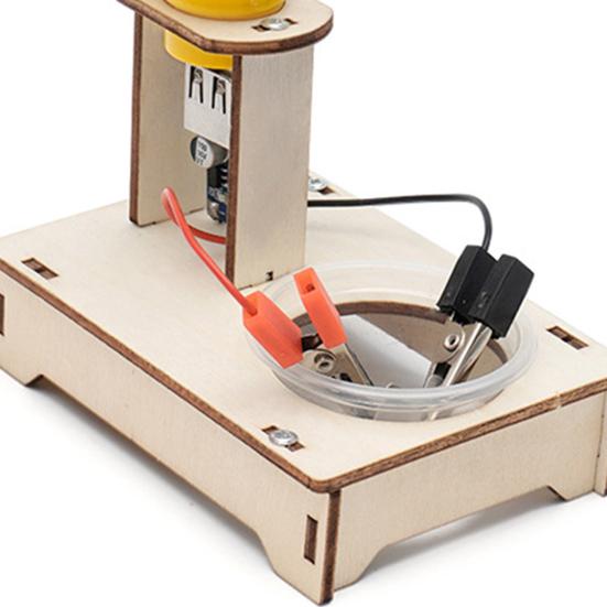 Lustiges wissenschaftliches Experimentierspielzeug regt die Fantasie an, wissenschaftliche Erkenntnis, Holz, Lehrdemonstration, Salzwassergenerator