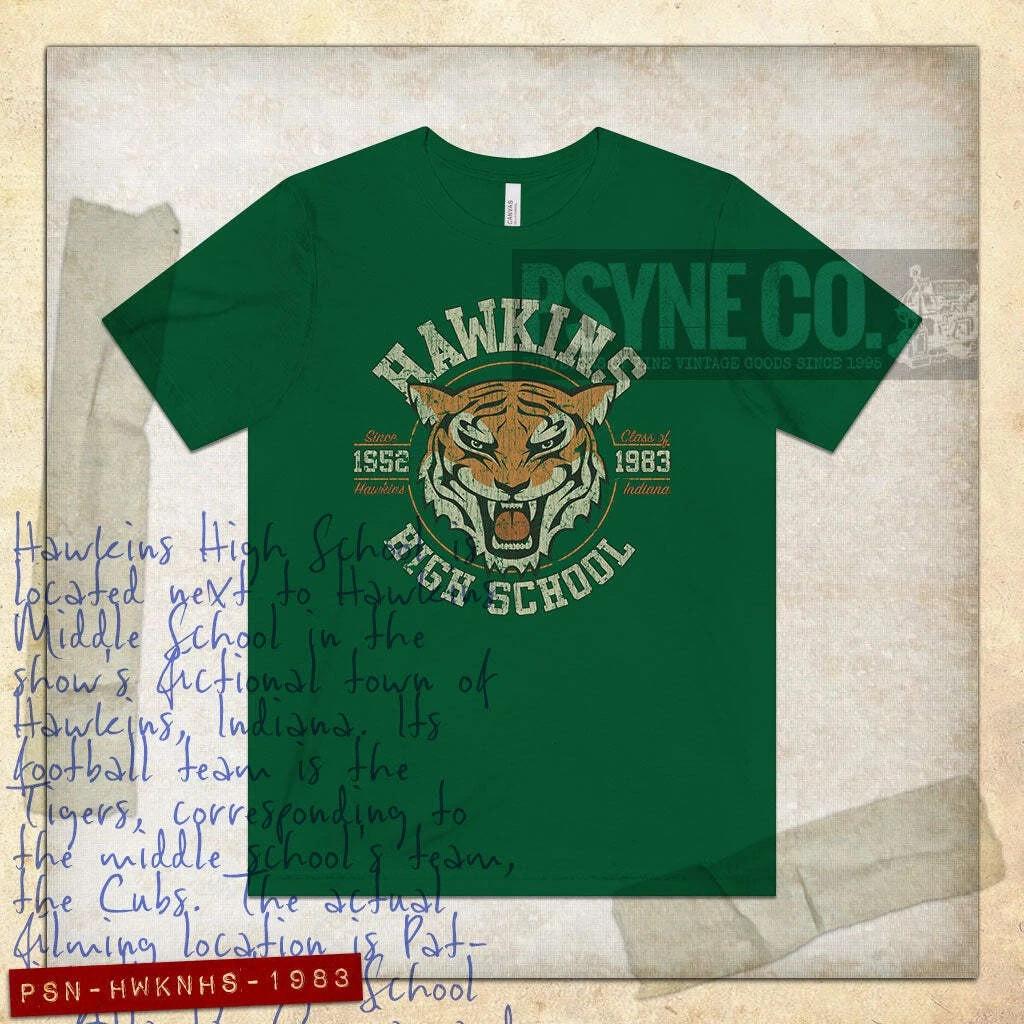 Hawkins High School 1983 Vintage Men s T shirt XL