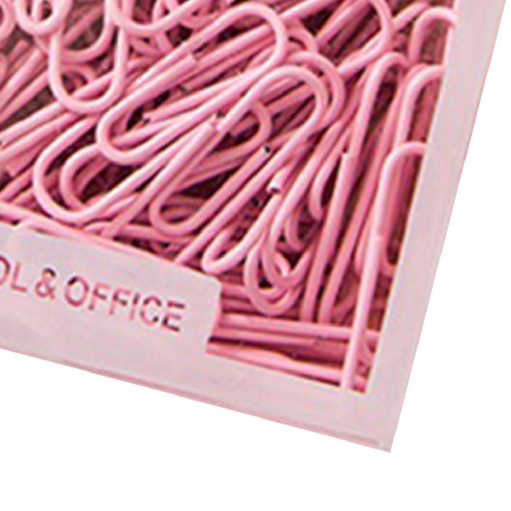 70 Pcs Pink/ Purple/ Green Paper Clips Vibrant Color Metal Paper Clips  Organizing Documents
