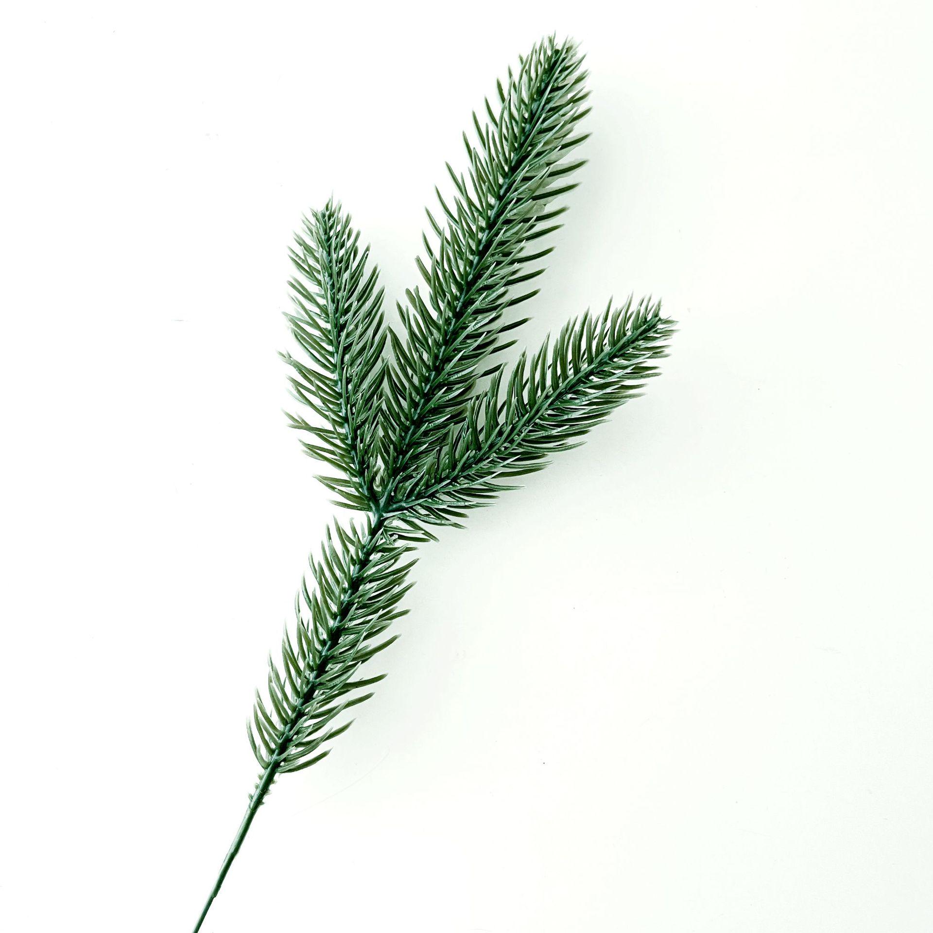 

Трехмерный венок из искусственных сосновых иголок для рождественского украшения зелёный